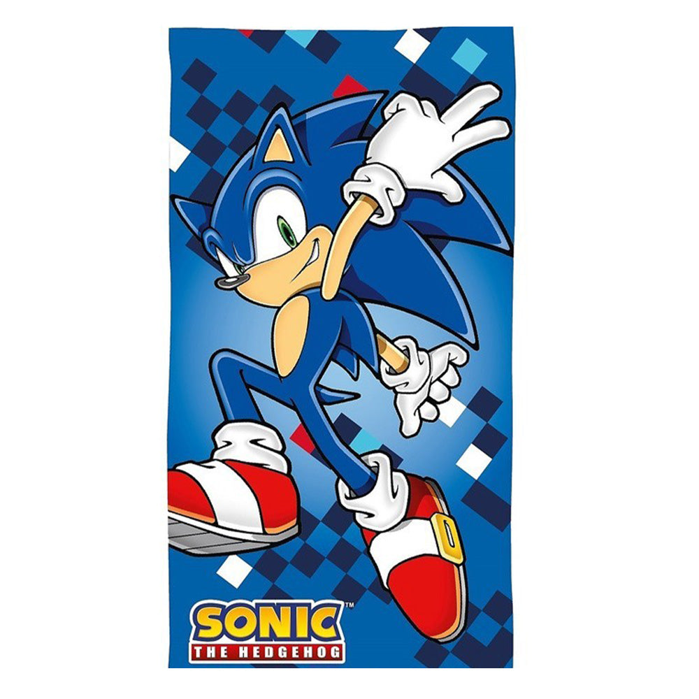 Πετσέτα Θαλάσσης Sonic Τhe Hedgehog Μicrofiber 140X70 Εκ